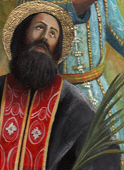 Icona raffigurante San Giovanni Maria Scolarici, presbitero ortodosso siciliano e martire per la fede insieme al figlio San Giuseppe Scolarici