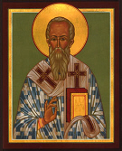 Icona raffigurante Sant�Ambrogio di Milano