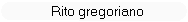 Rito gregoriano